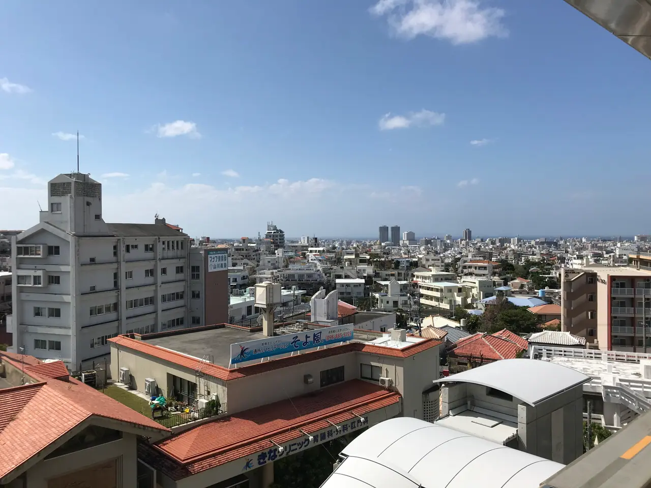A residential neighbourhood in Naha, Okinawa
